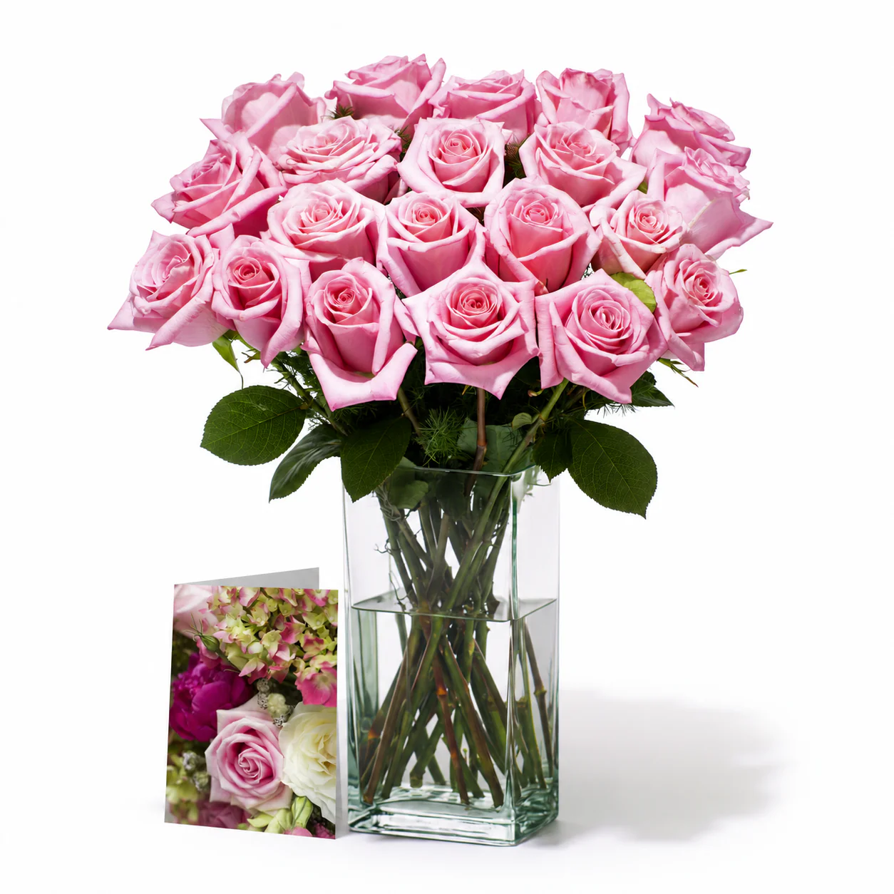 Bouquet de 24 Roses Roses - Image 3