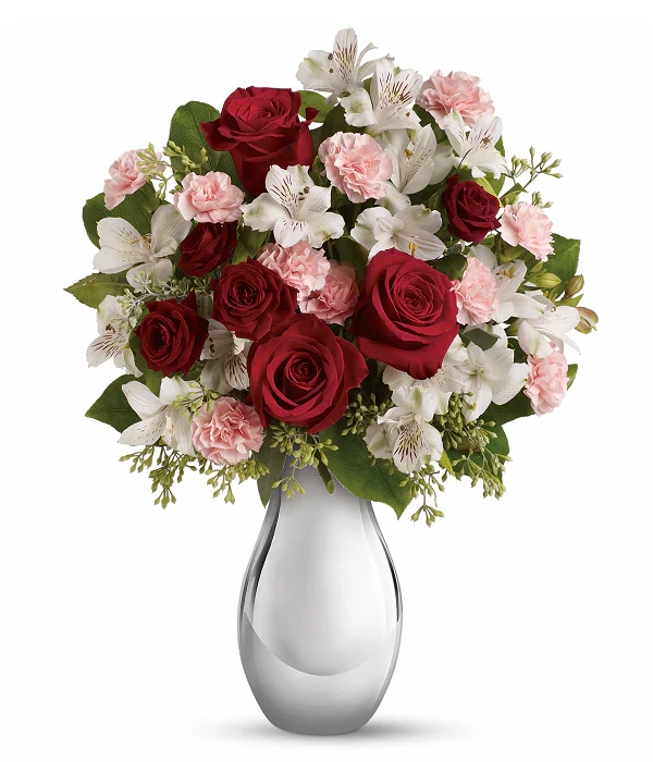 Bouquet Romantique de Roses Rouges