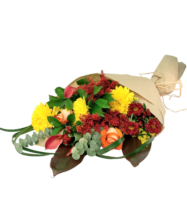 Bouquet automnal vibrant (40 cm)