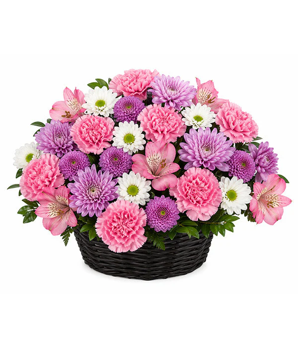 Panier de Fleurs "Reflets Arc-en-Ciel" - Image 3