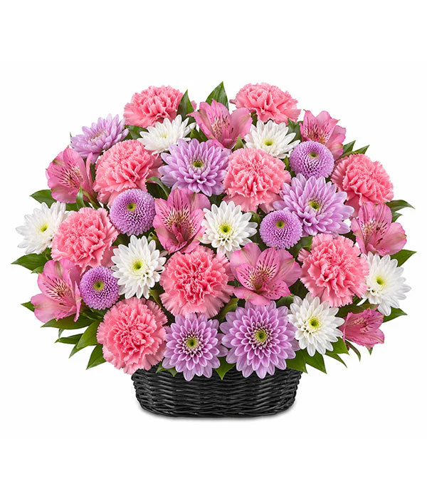 Panier de Fleurs "Reflets Arc-en-Ciel" - Image 4