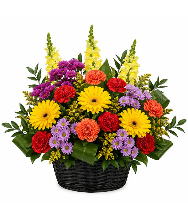 Panier Floral Vibrant - Image 4