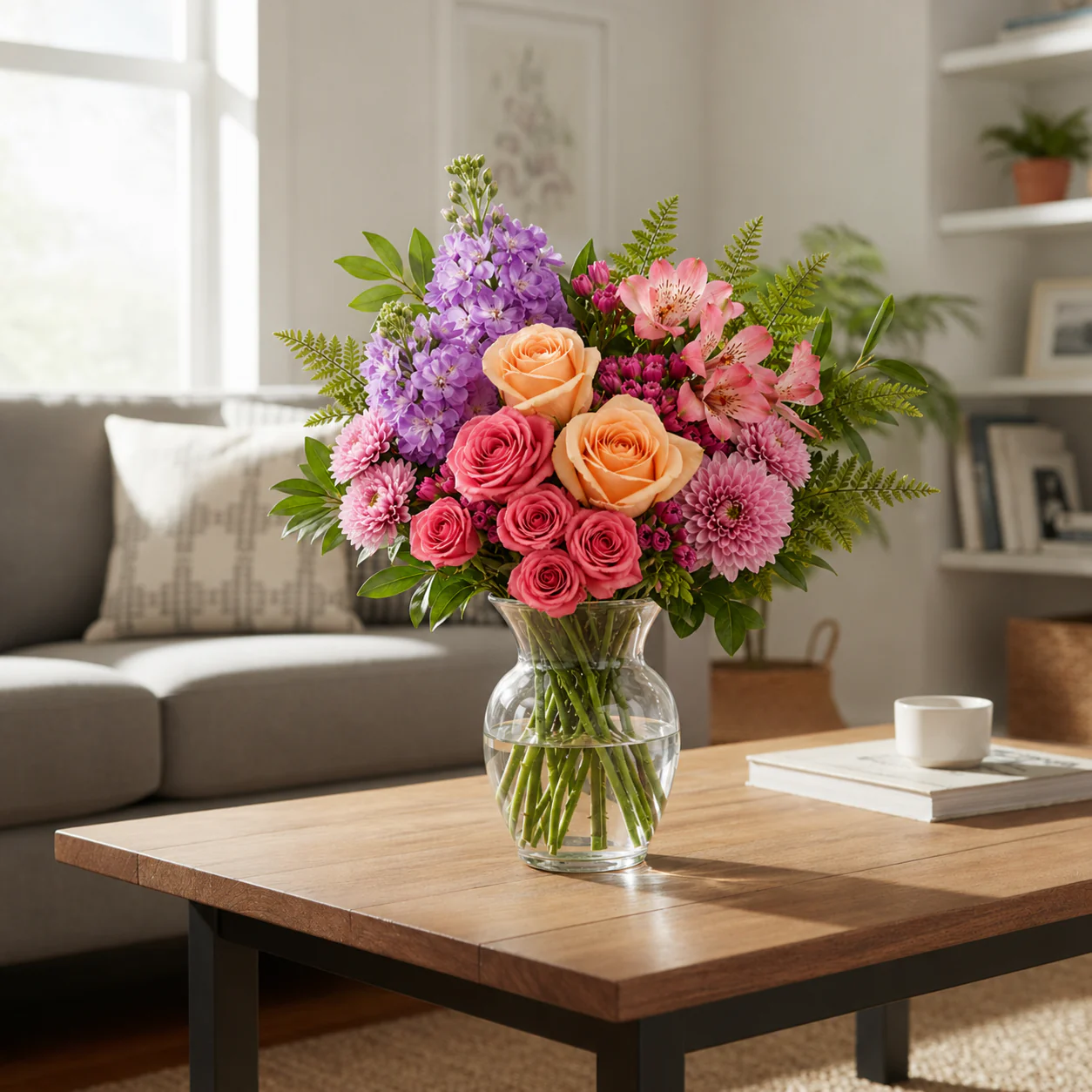 Vase en Verre Transparent - Image 2